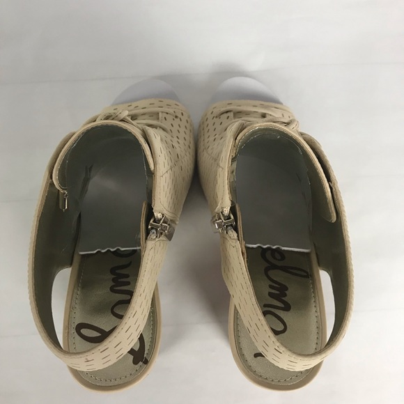 Sam Edelman "Ennette" Perforated Lace-Up Bootie. - Picture 6 of 9